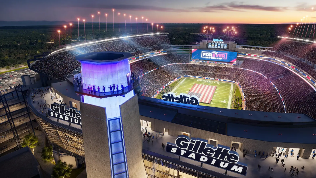 Gillette Stadium during World Cup 2026 with Northeastern Limo luxury transportation