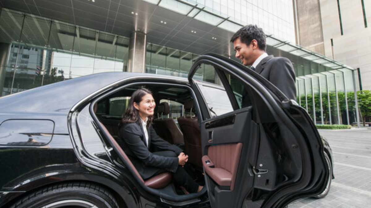 Luxury vehicle transporting fans to Gillette Stadium for the World Cup 2026