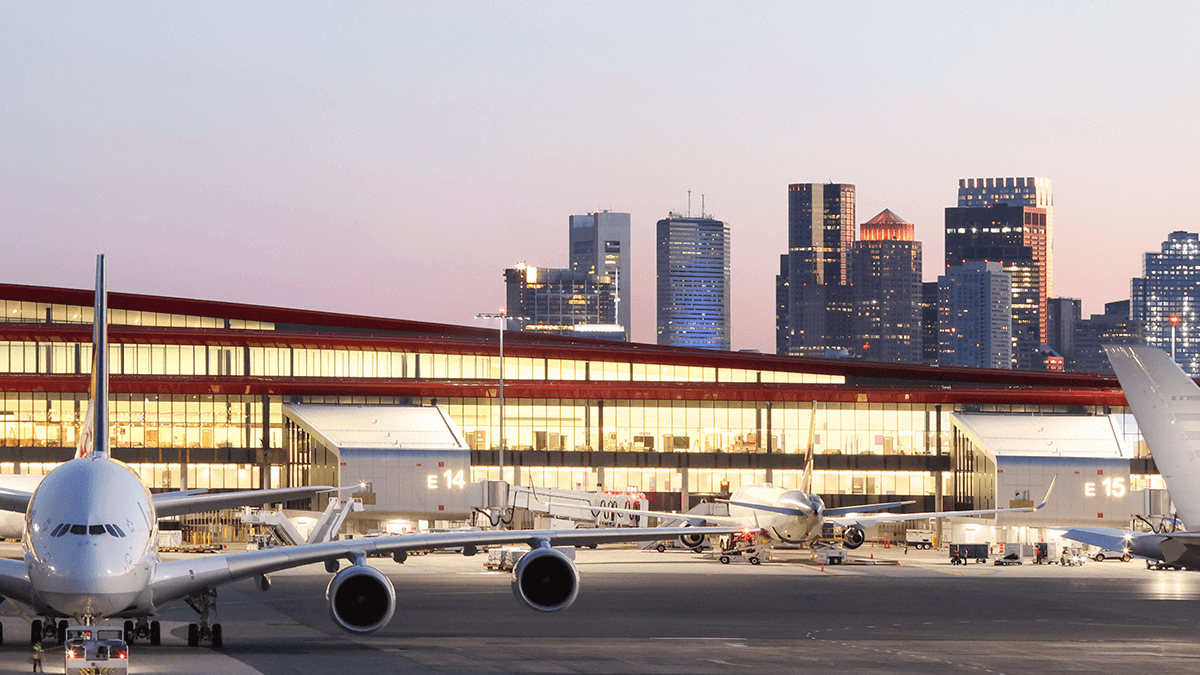 Professional airport transportation Boston Logan with luxury sedans and town cars by Northeastern Limo